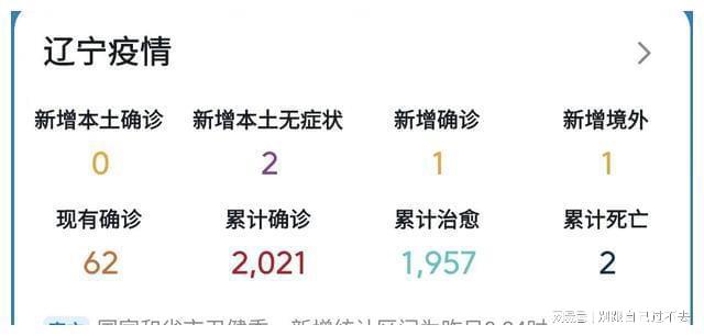 辽宁省新增疫情最新消息